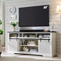 70 TV Stand for 80 Inch TVs with Sliding Door & Adjustable Shelf for Living Room