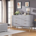 Cassettiera con 8 cassetti, design scanalato, colore nero/grigio/verde/bianco – Singola