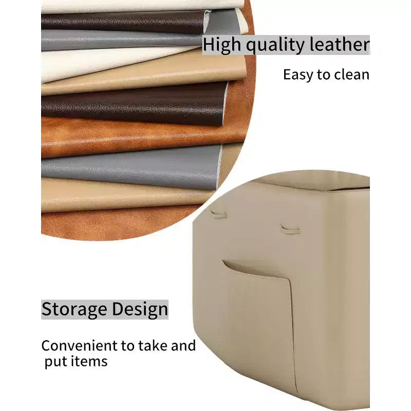 Poltrona reclinabile manuale in similpelle PU beige/marrone/grigia/kaki/retrò, con portabicchieri e tasche laterali, monoposto