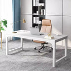 Marrone / Marrone+Nero / Grigio / Grigio+Nero / Bianco – Scrivania direzionale moderna grande, 3-4 posti