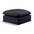 Meridian Furniture,Indulge Vegan Leather Ottoman