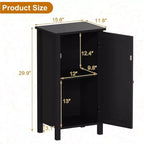 Comodino con anta in rattan nero/beige, comodino singolo con armadietto contenitore