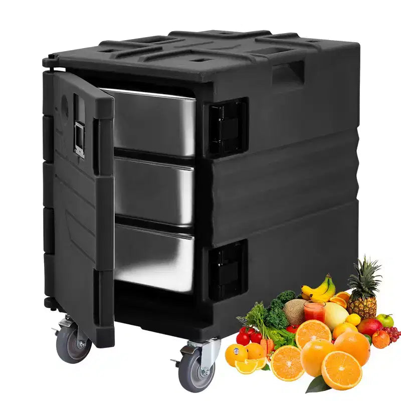 COZONY Portable Food Warmer 82 QT, Efficient Heating Double End Loader Wheels for Family Gathering Canteen