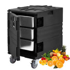 COZONY Portable Food Warmer 82 QT, Efficient Heating Double End Loader Wheels for Family Gathering Canteen
