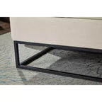 Panca Contenitore Ottomana in Velluto Beige / Nero / Grigio / Blu Marino / Rosa, Monoposto, 148,8 cm