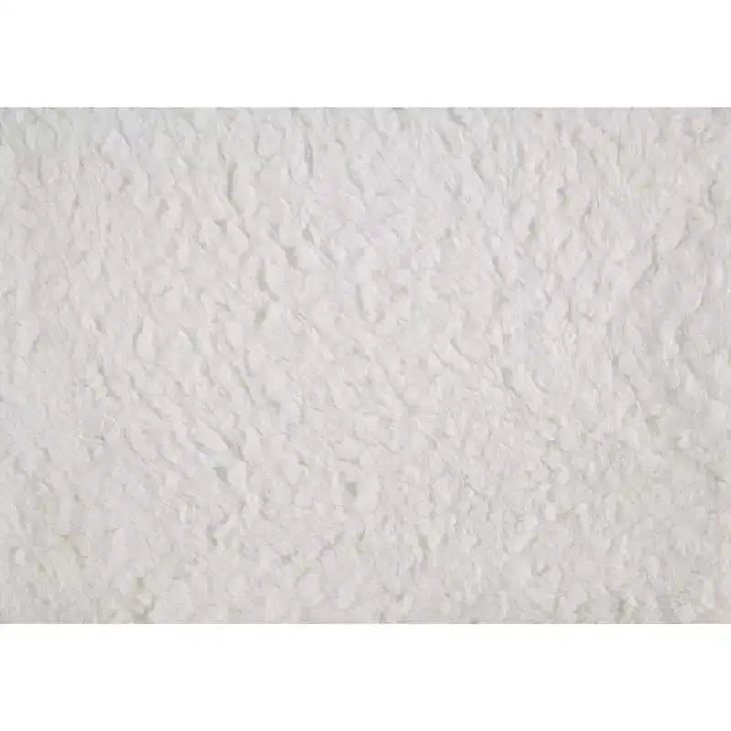 Pouf rotondo in pelliccia sintetica Off-White, 1 persona, 40 cm L x 43 cm H