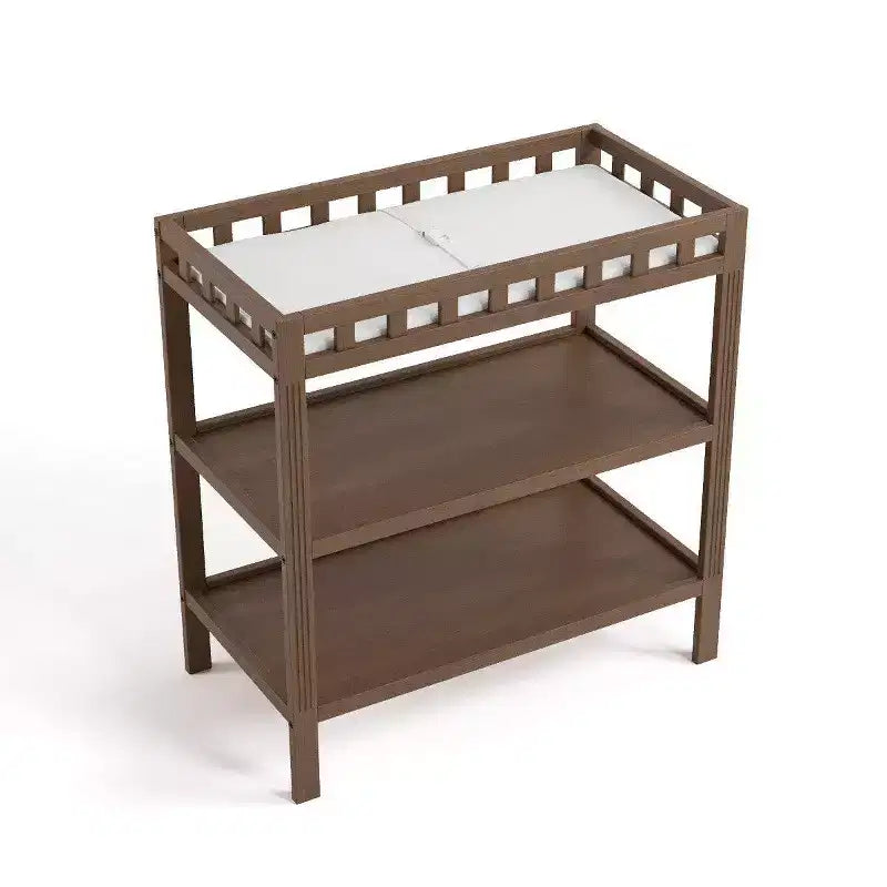 Fasciatoio in legno con materassino – multicolore, stile a ripiani aperti, 1 bambino