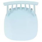 Sedia da pranzo senza braccioli con schienale a doghe, set da 2 – Disponibile in Beige / Nero / Blu / Marrone / Grigio / Verde / Bianco