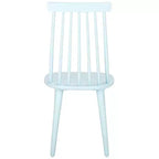 Sedia da pranzo senza braccioli con schienale a doghe, set da 2 – Disponibile in Beige / Nero / Blu / Marrone / Grigio / Verde / Bianco