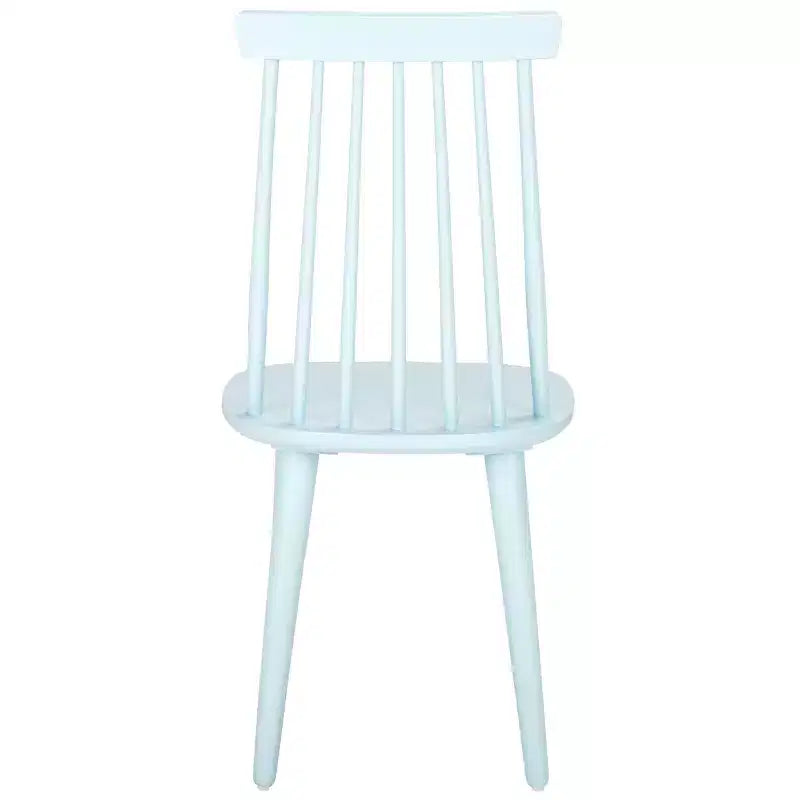 Sedia da pranzo senza braccioli con schienale a doghe, set da 2 – Disponibile in Beige / Nero / Blu / Marrone / Grigio / Verde / Bianco