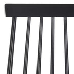 Sedia da pranzo senza braccioli con schienale a doghe, set da 2 – Disponibile in Beige / Nero / Blu / Marrone / Grigio / Verde / Bianco