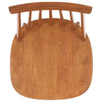 Sedia da pranzo senza braccioli con schienale a doghe, set da 2 – Disponibile in Beige / Nero / Blu / Marrone / Grigio / Verde / Bianco