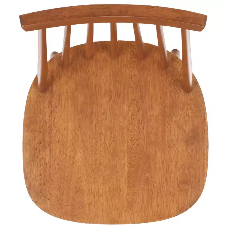 Sedia da pranzo senza braccioli con schienale a doghe, set da 2 – Disponibile in Beige / Nero / Blu / Marrone / Grigio / Verde / Bianco