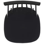 Sedia da pranzo senza braccioli con schienale a doghe, set da 2 – Disponibile in Beige / Nero / Blu / Marrone / Grigio / Verde / Bianco