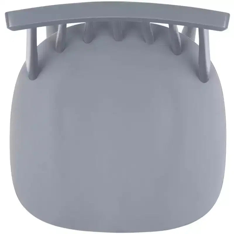 Sedia da pranzo senza braccioli con schienale a doghe, set da 2 – Disponibile in Beige / Nero / Blu / Marrone / Grigio / Verde / Bianco