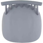Sedia da pranzo senza braccioli con schienale a doghe, set da 2 – Disponibile in Beige / Nero / Blu / Marrone / Grigio / Verde / Bianco