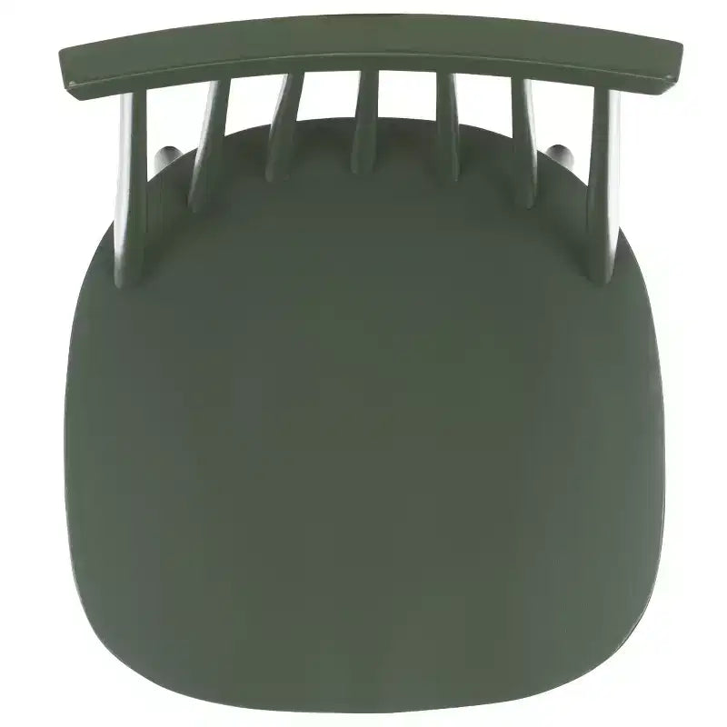 Sedia da pranzo senza braccioli con schienale a doghe, set da 2 – Disponibile in Beige / Nero / Blu / Marrone / Grigio / Verde / Bianco