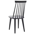 Sedia da pranzo senza braccioli con schienale a doghe, set da 2 – Disponibile in Beige / Nero / Blu / Marrone / Grigio / Verde / Bianco
